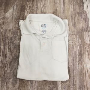 Plain White Collared T-Shirt